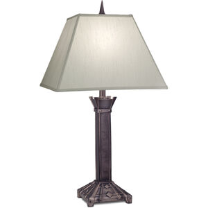 Ellie 31 inch 150.00 watt Antique Copper Table Lamp Portable Light, Square